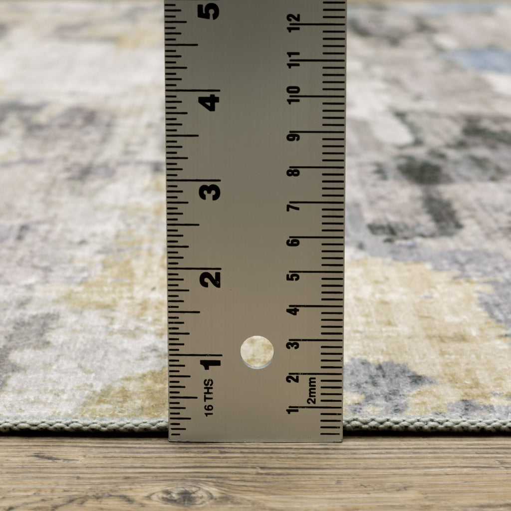 Oriental Weavers Malibu MAL01 Multicolor Rectangle Indoor Area Rug - Stain Resistant Low Pile Abstract Rug-
