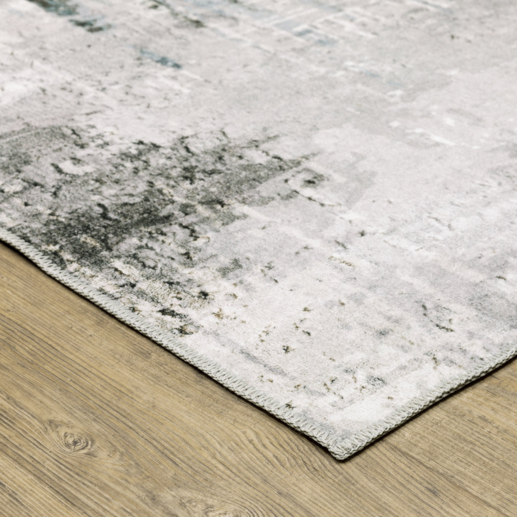 Oriental Weavers Malibu MAL03 Multicolor Rectangle Indoor Area Rug - Stain Resistant Low Pile Abstract Rug-