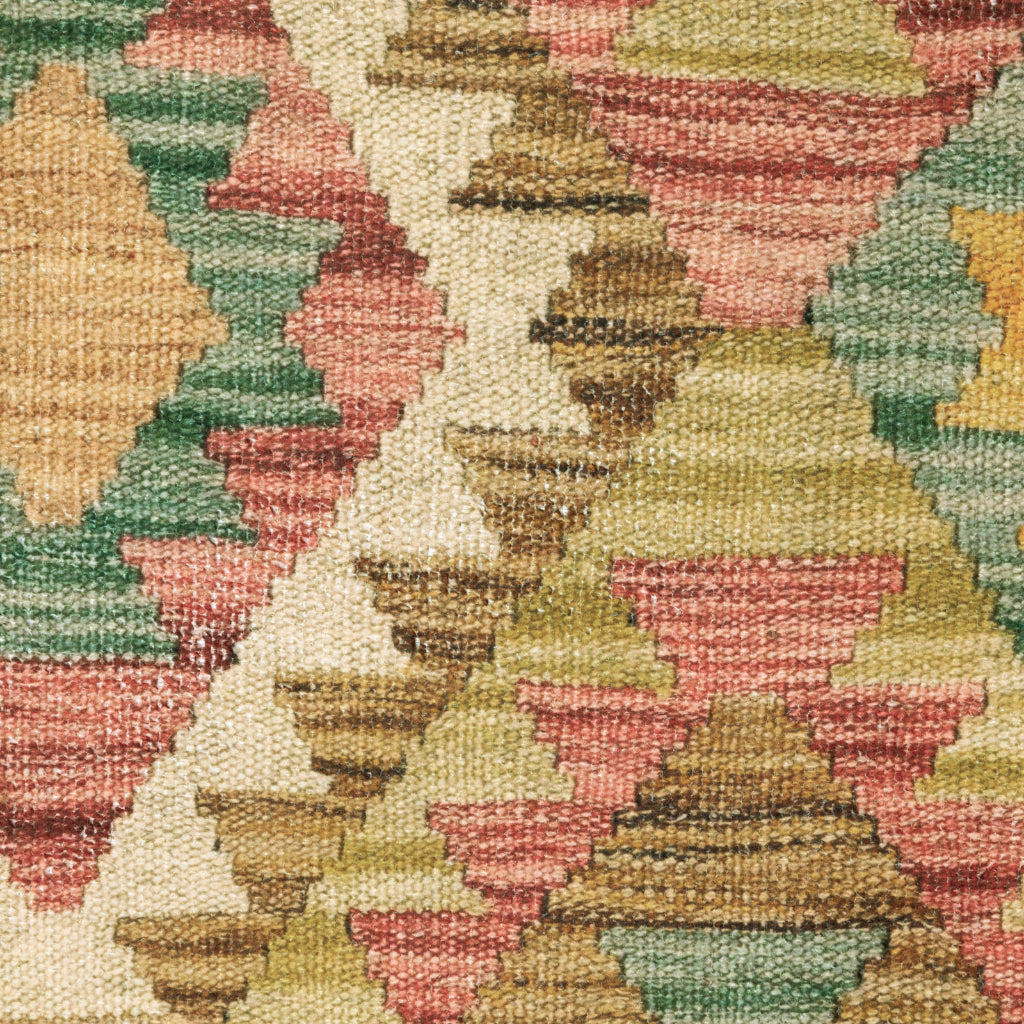 Oriental Weavers Malibu MAL07 Multicolor Rectangle Indoor Area Rug - Stain Resistant Low Pile Geometric Rug-