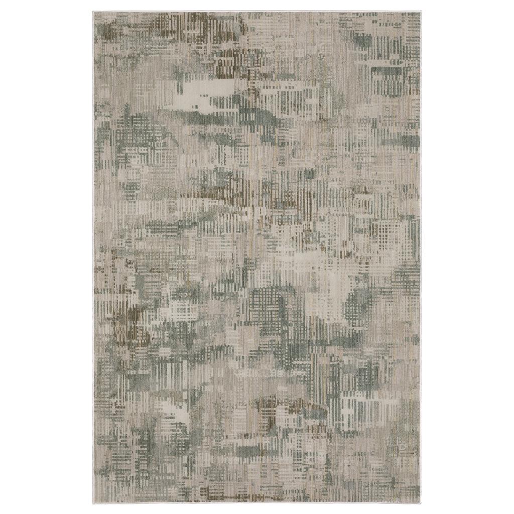 Oriental Weavers Mallory MAL03 Beige Rectangle Indoor Area Rug Distressed Pattern-