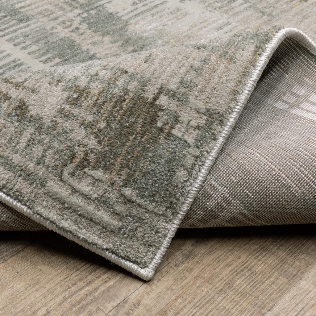 Oriental Weavers Mallory MAL03 Beige Rectangle Indoor Area Rug Distressed Pattern-