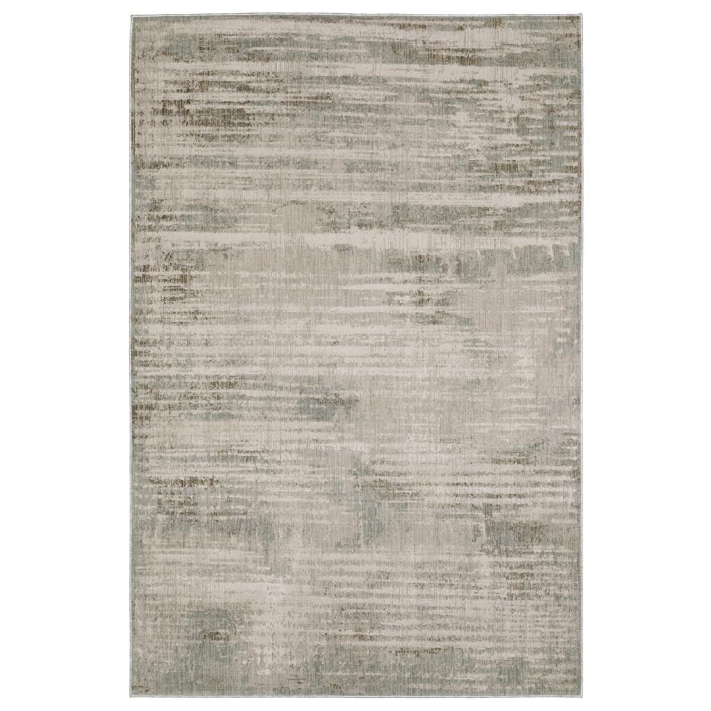 Oriental Weavers Mallory MAL07 Beige Rectangle Indoor Area Rug Distressed Pattern-