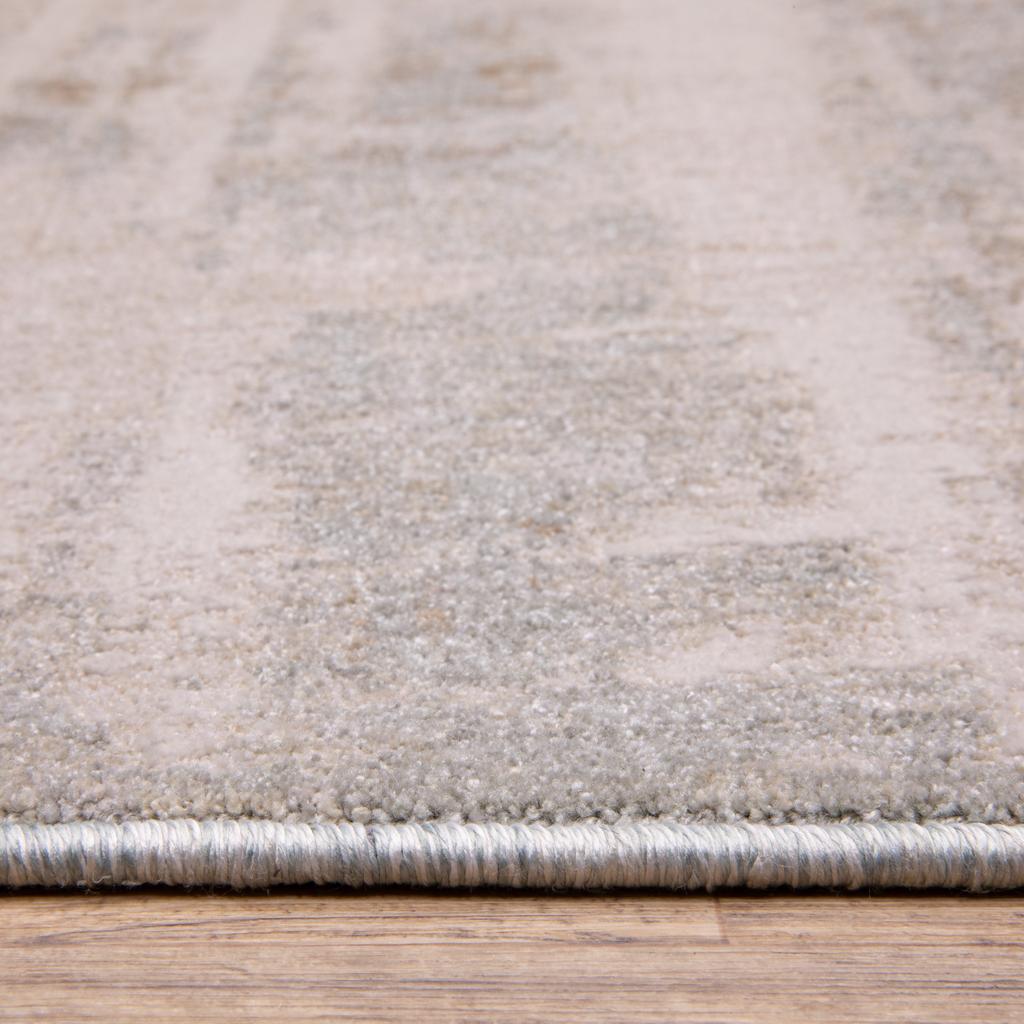 Oriental Weavers Mallory MAL07 Beige Rectangle Indoor Runner Distressed Pattern-