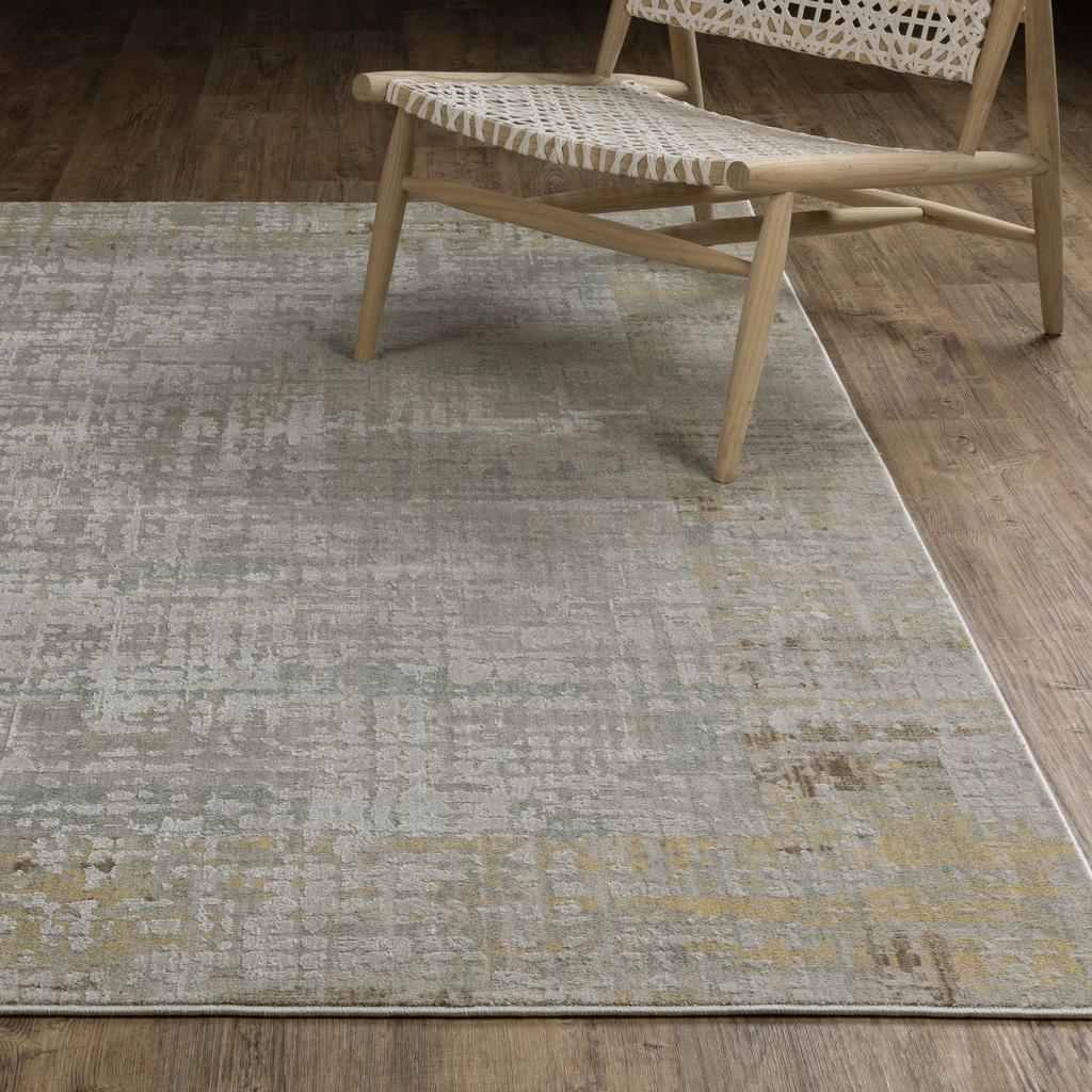 Oriental Weavers Mallory MAL08 Beige Rectangle Indoor Area Rug Distressed Pattern-