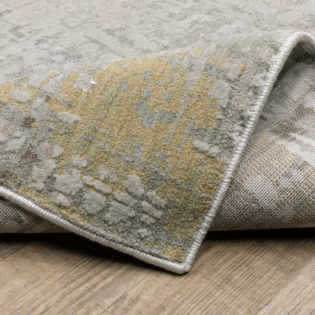 Oriental Weavers Mallory MAL08 Beige Rectangle Indoor Area Rug Distressed Pattern-