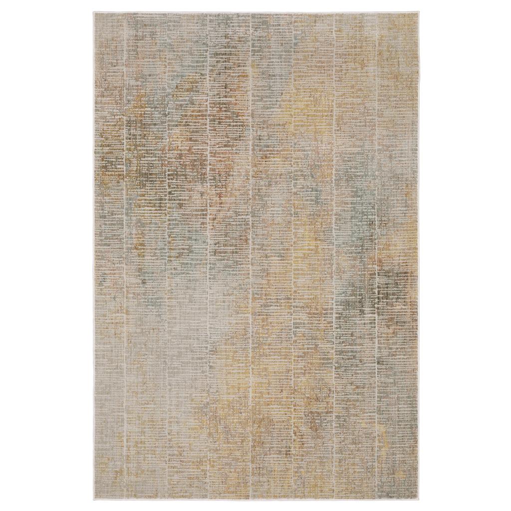 Oriental Weavers Mallory MAL09 Beige Rectangle Indoor Runner Stripe Pattern-