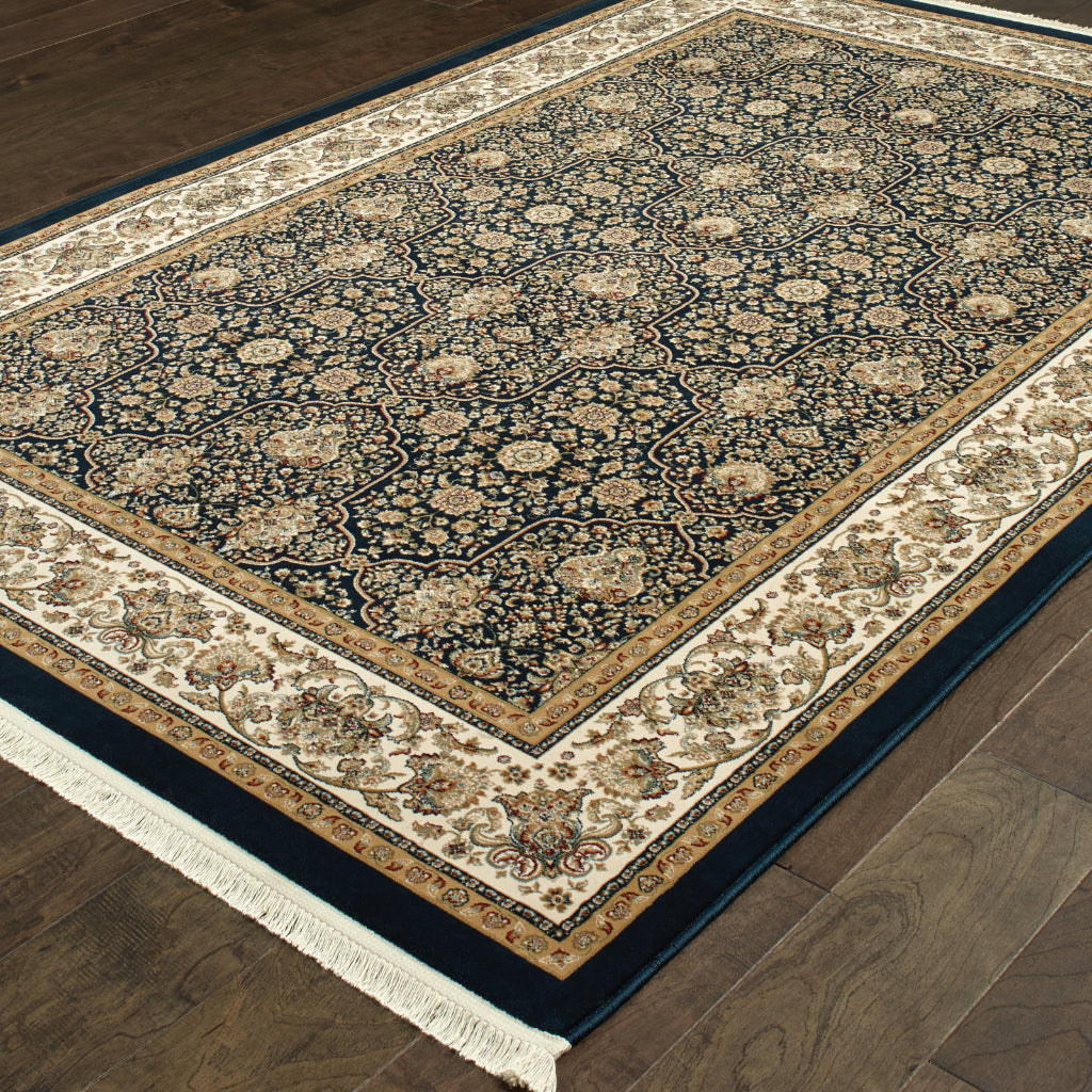 Oriental Weavers Masterpiece 1331B Multicolor Rectangle Indoor Area Rug - Exquisite Stain Resistant Traditional Rug with Persian Design-