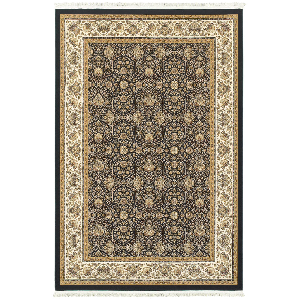 Oriental Weavers Masterpiece 1331B Multicolor Rectangle Indoor Area Rug - Exquisite Stain Resistant Traditional Rug with Persian Design-