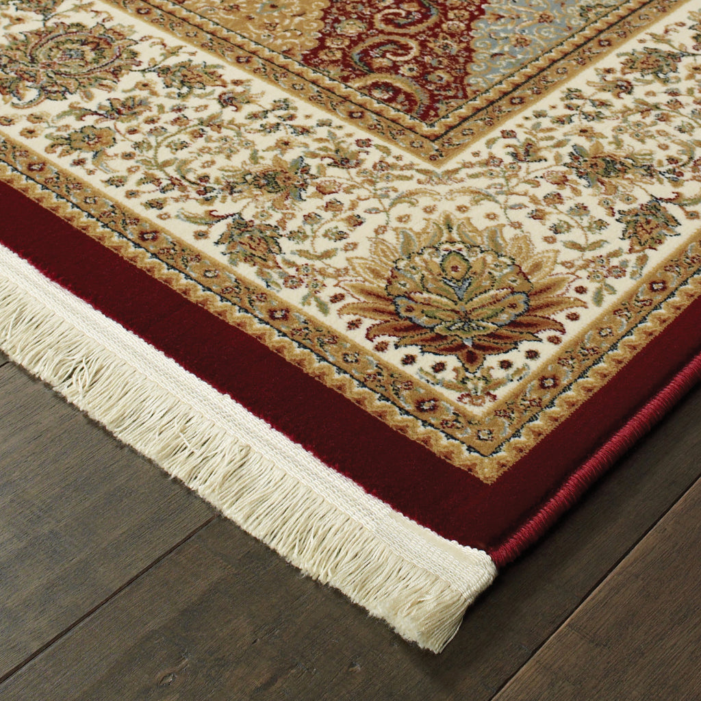 Oriental Weavers Masterpiece 530M2 Multicolor Rectangle Indoor Area Rug - Exquisite Stain Resistant Traditional Rug with Geometric Design-
