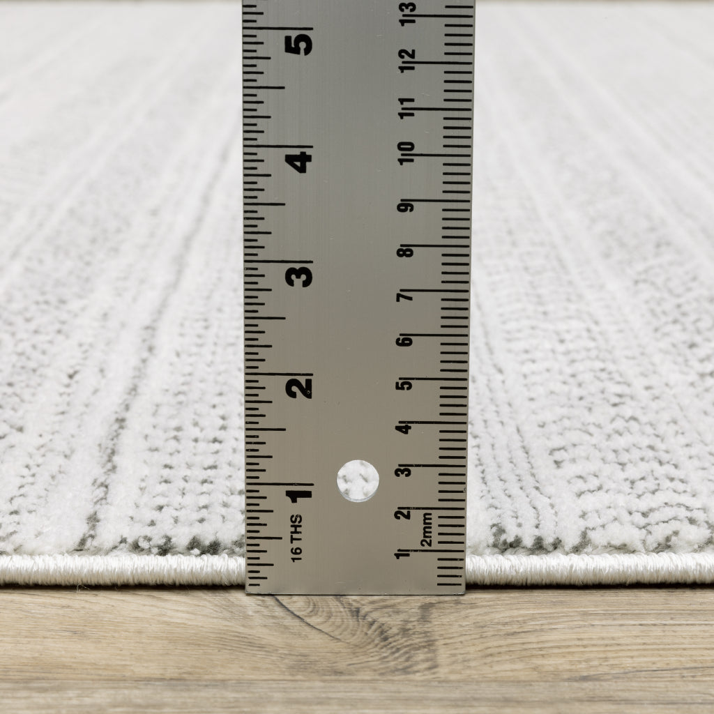 Oriental Weavers Montecito 4929E Gray Rectangle Indoor Area Rug - Trendy Stain Resistant Low Pile Rug with Geometric Design-