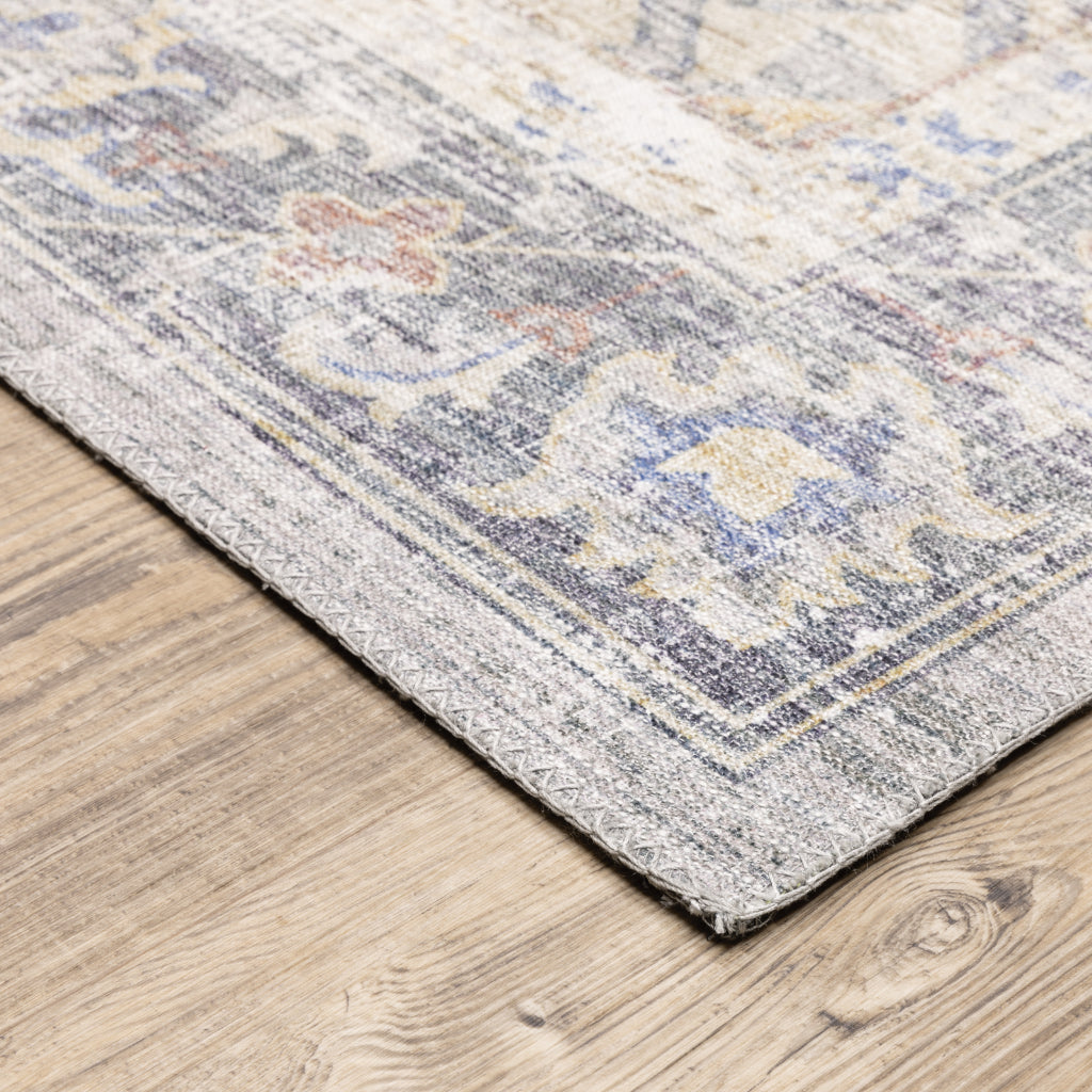 Oriental Weavers Myers Park MYP02 Multicolor Rectangle Indoor Area Rug - Easy Care Stain Resistant Low Pile Rug with Oriental Design-