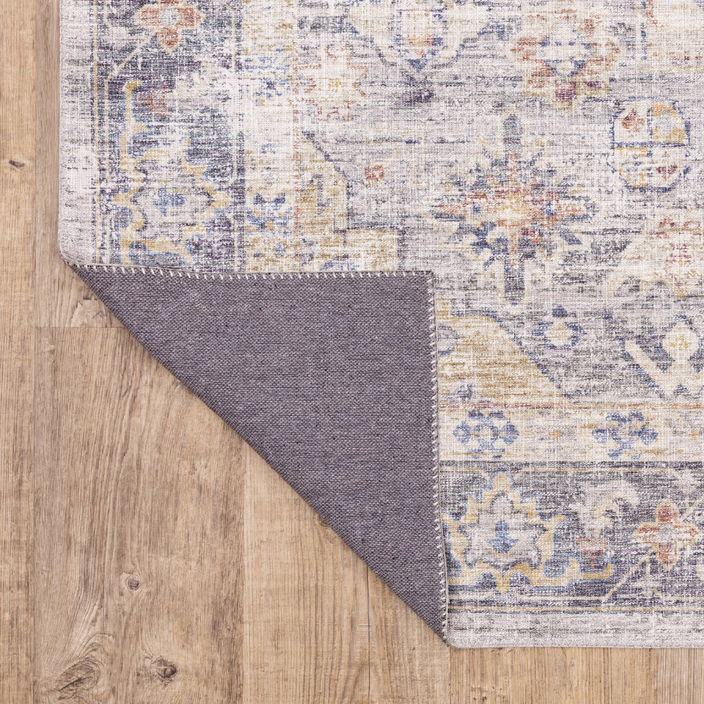 Oriental Weavers Myers Park MYP02 Multicolor Rectangle Indoor Area Rug - Easy Care Stain Resistant Low Pile Rug with Oriental Design-