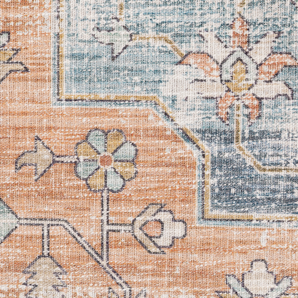 Oriental Weavers Myers Park MYP03 Multicolor Rectangle Indoor Area Rug - Easy Care Stain Resistant Low Pile Rug with Oriental Design-