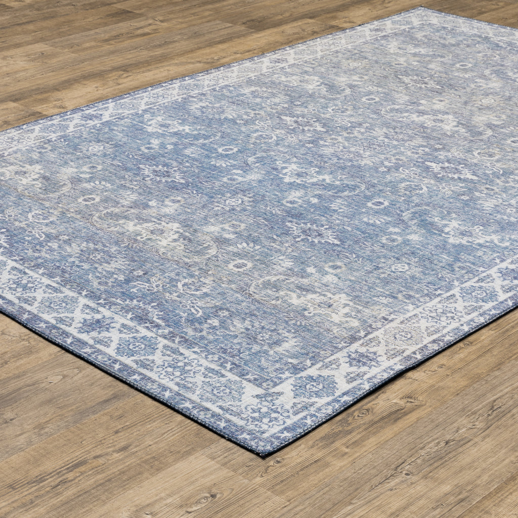 Oriental Weavers Myers Park MYP04 Multicolor Rectangle Indoor Area Rug - Easy Care Stain Resistant Low Pile Rug with Oriental Design-