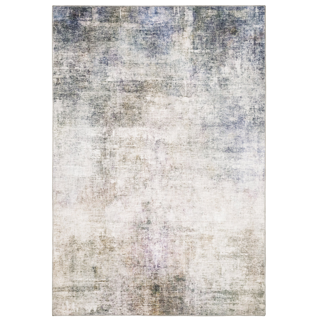 Oriental Weavers Myers Park MYP10 Multicolor Rectangle Indoor Area Rug - Easy Care Stain Resistant Low Pile Rug with Abstract Design-