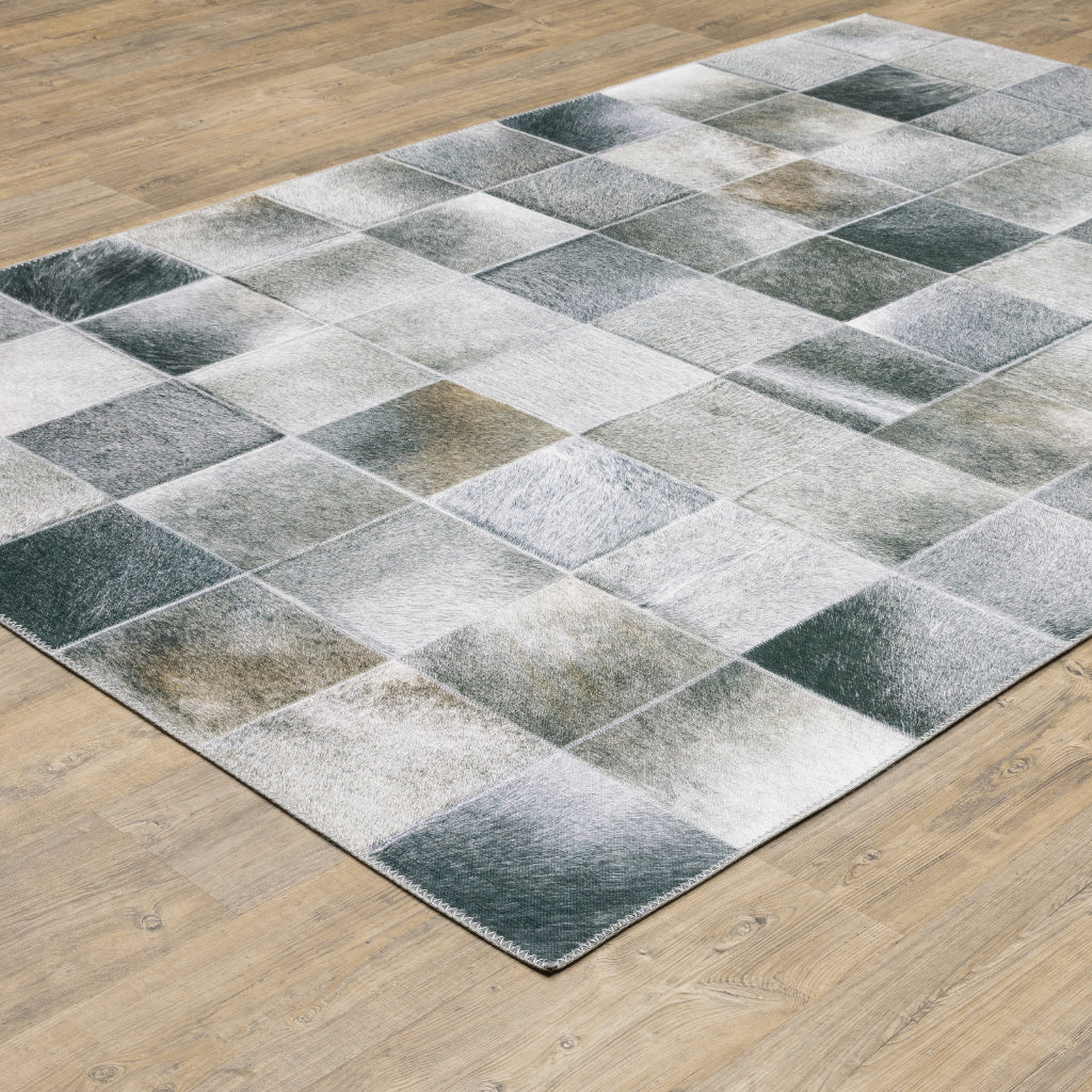 Oriental Weavers Myers Park MYP16 Multicolor Rectangle Indoor Area Rug - Easy Care Stain Resistant Low Pile Rug with Geometric Design-