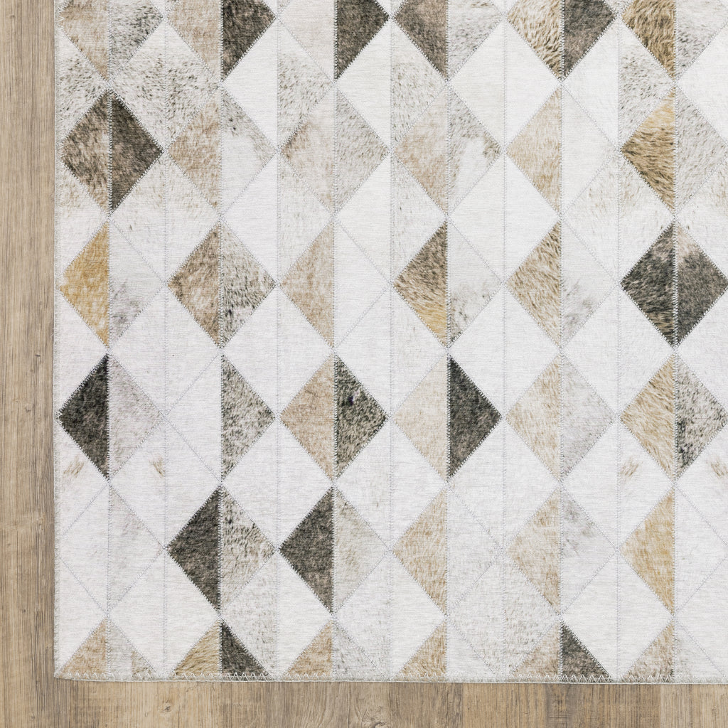 Oriental Weavers Myers Park MYP18 Multicolor Rectangle Indoor Area Rug - Easy Care Stain Resistant Low Pile Rug with Geometric Design-