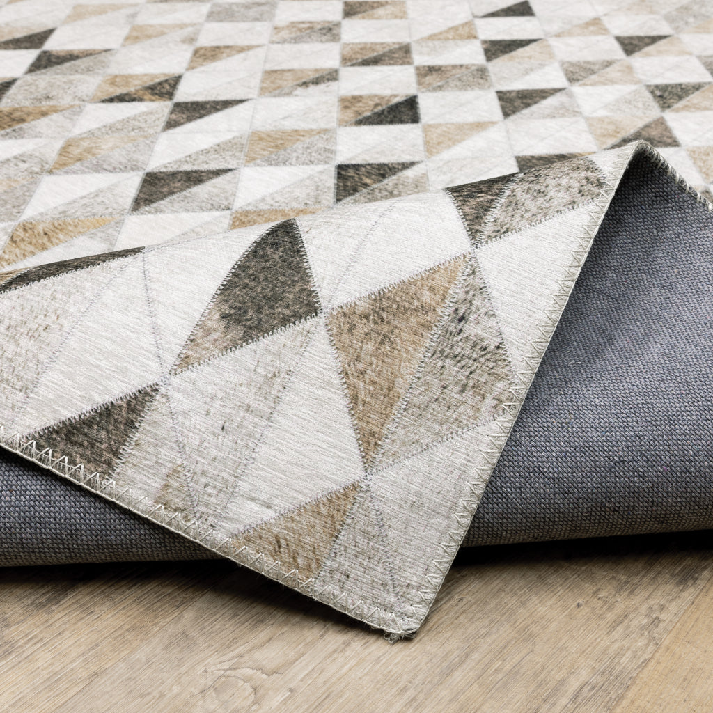 Oriental Weavers Myers Park MYP18 Multicolor Rectangle Indoor Area Rug - Easy Care Stain Resistant Low Pile Rug with Geometric Design-