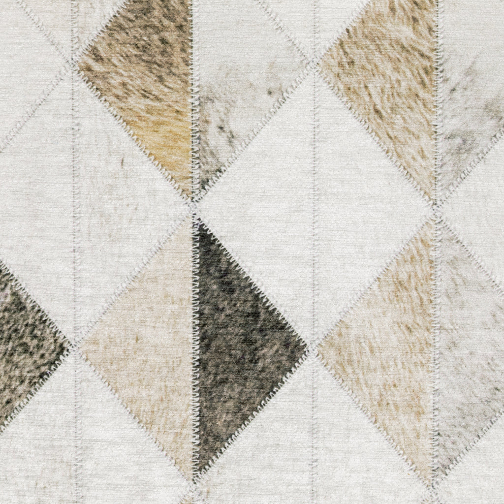 Oriental Weavers Myers Park MYP18 Multicolor Rectangle Indoor Area Rug - Easy Care Stain Resistant Low Pile Rug with Geometric Design-