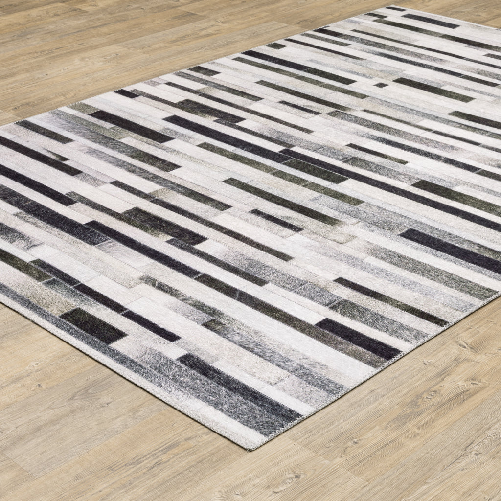 Oriental Weavers Myers Park MYP19 Multicolor Rectangle Indoor Area Rug - Easy Care Stain Resistant Low Pile Rug with Geometric Design-