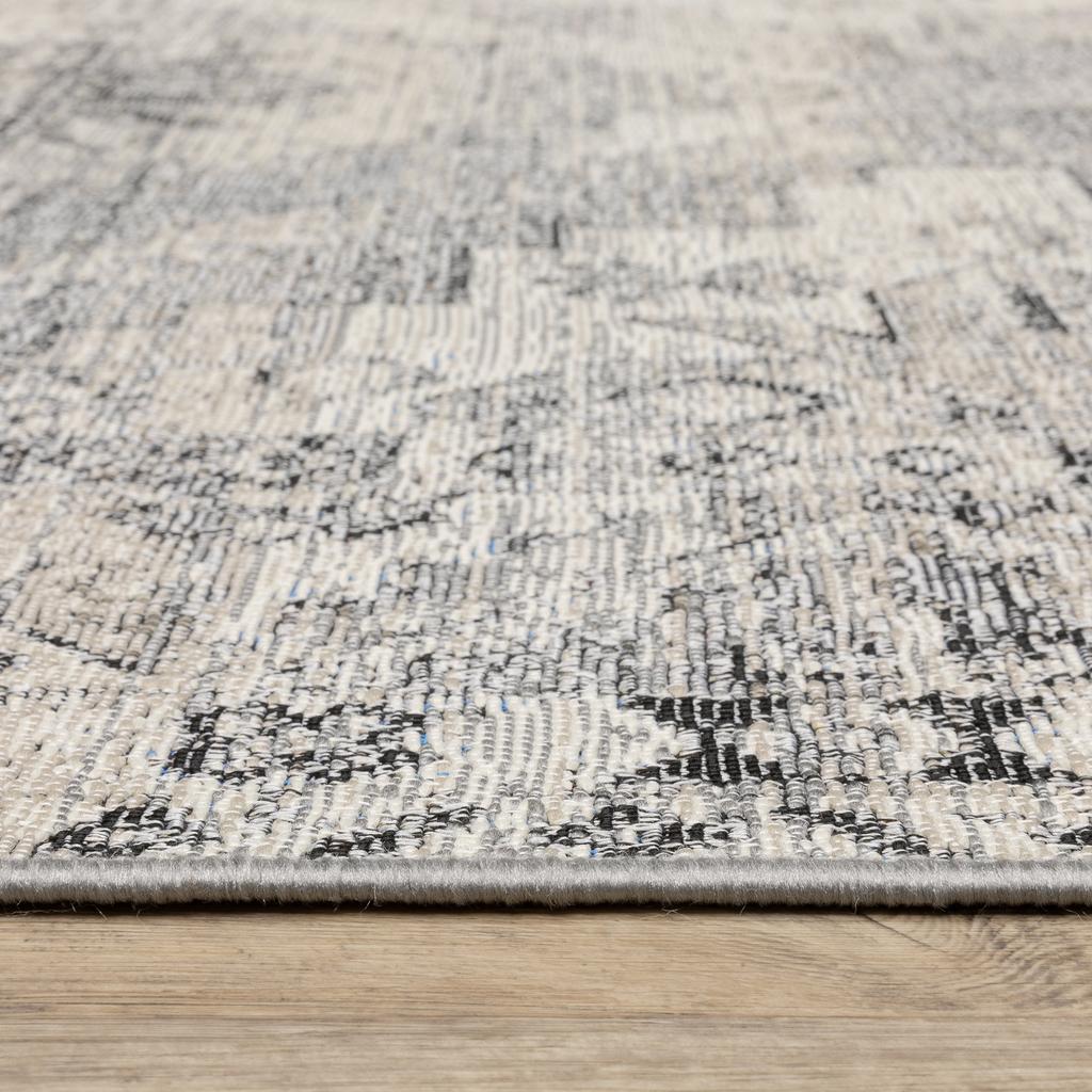 Oriental Weavers Naples 1346Z Grey Rectangle Indoor/Outdoor Area Rug Oriental Pattern-