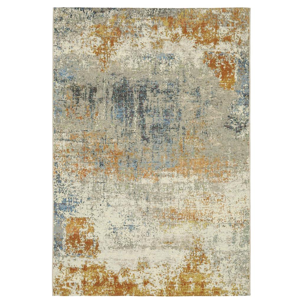 Oriental Weavers Naples 292XI Beige Rectangle Indoor/Outdoor Area Rug Abstract Pattern-