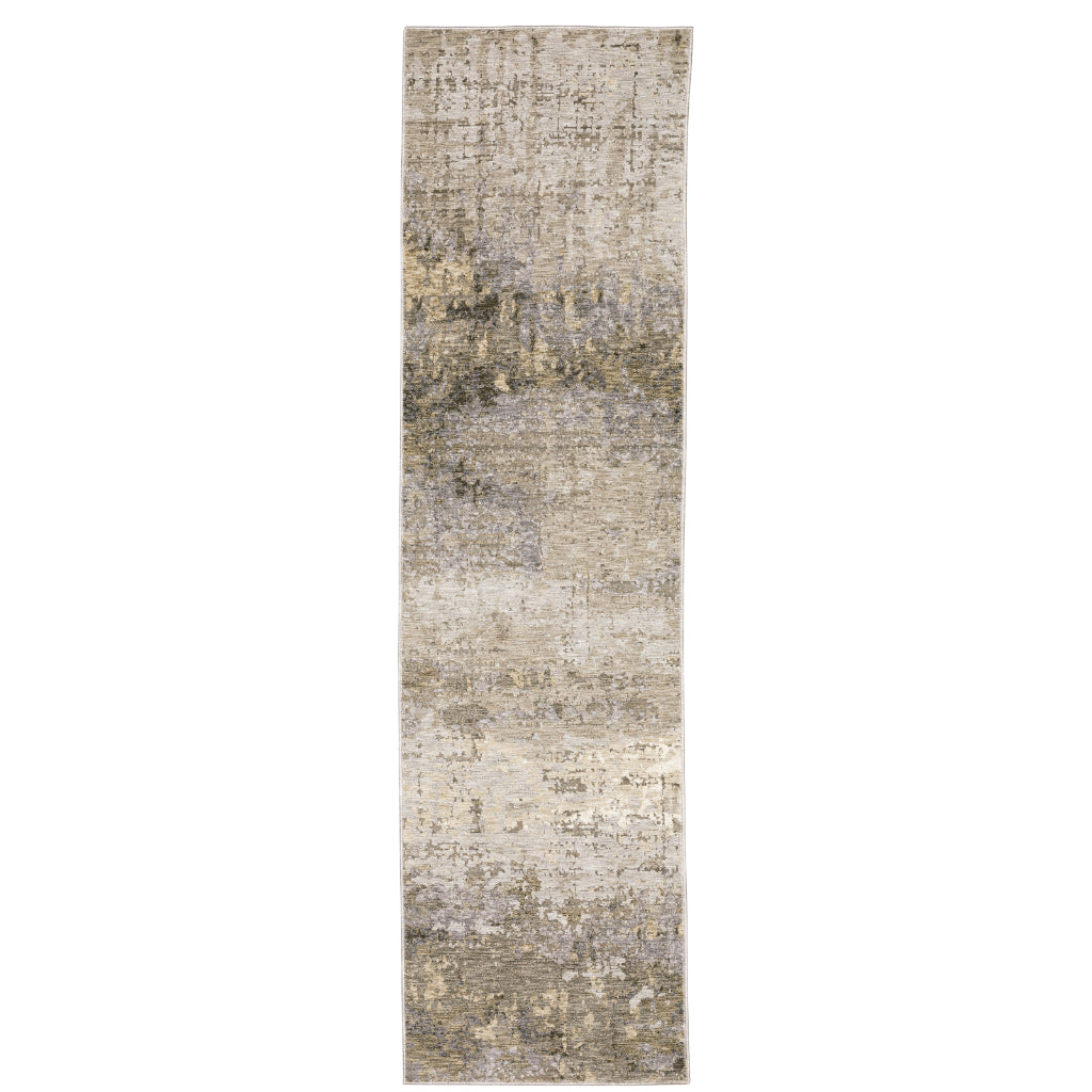 Oriental Weavers Nebulous 001H9 Multicolor Rectangle Indoor Runner - Low Pile Modern Rug with Abstract Design-