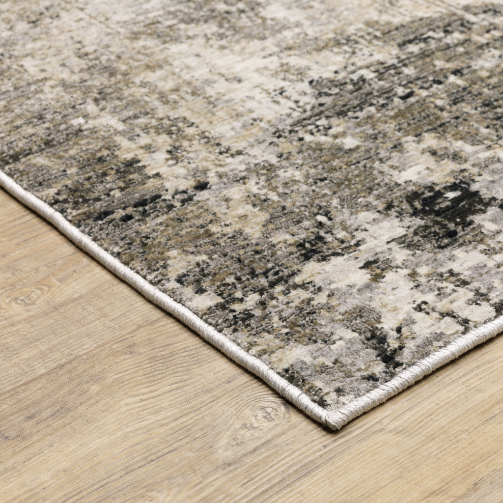 Oriental Weavers Nebulous 002X9 Multicolor Rectangle Indoor Runner - Low Pile Modern Rug with Abstract Design-