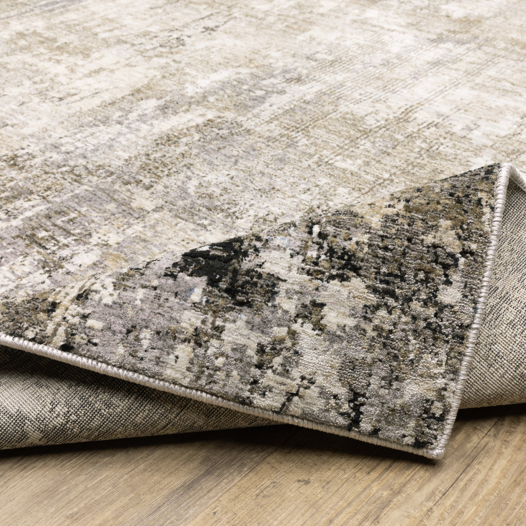 Oriental Weavers Nebulous 002X9 Multicolor Rectangle Indoor Runner - Low Pile Modern Rug with Abstract Design-