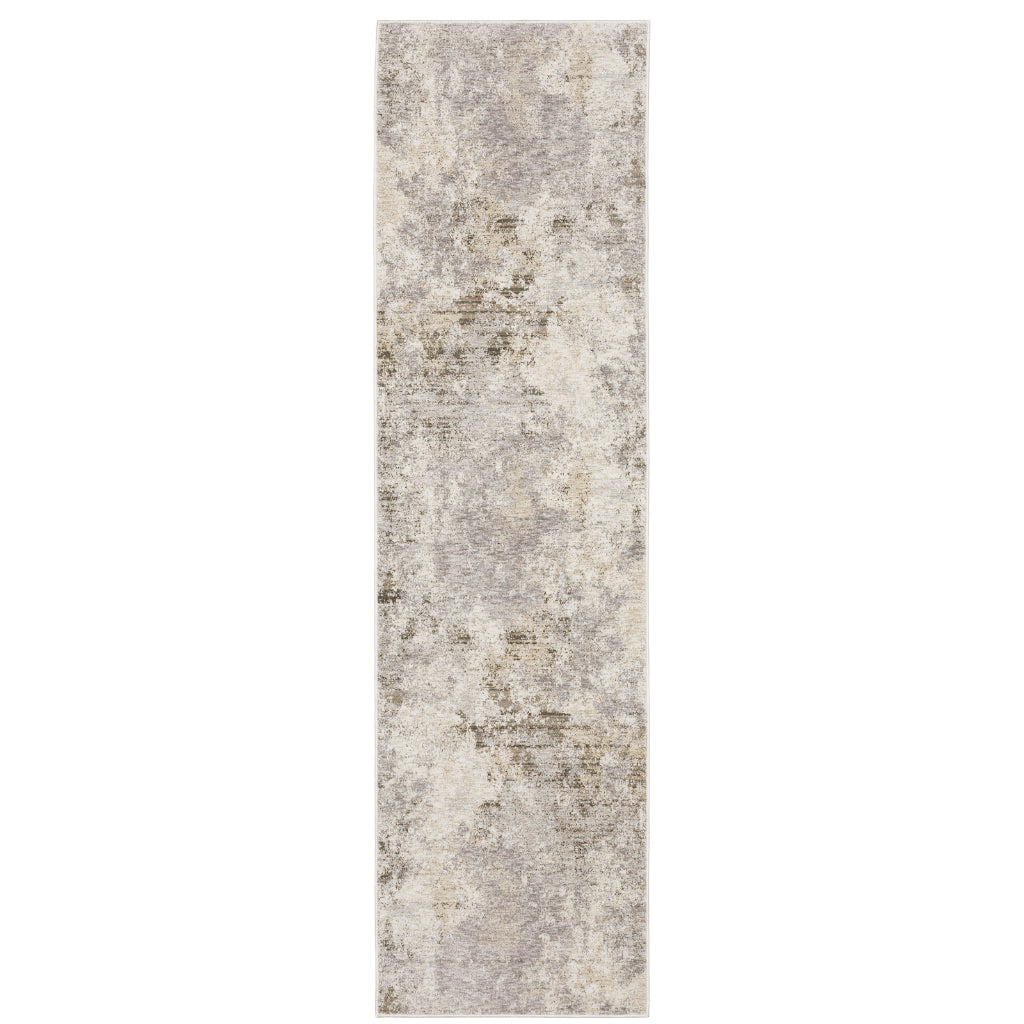 Oriental Weavers Nebulous 050J9 Multicolor Rectangle Indoor Runner - Low Pile Modern Rug with Abstract Design-