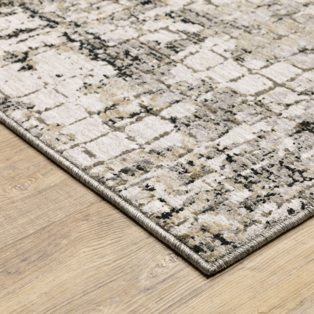 Oriental Weavers Nebulous 091D9 Multicolor Rectangle Indoor Runner - Low Pile Modern Rug with Abstract Design-