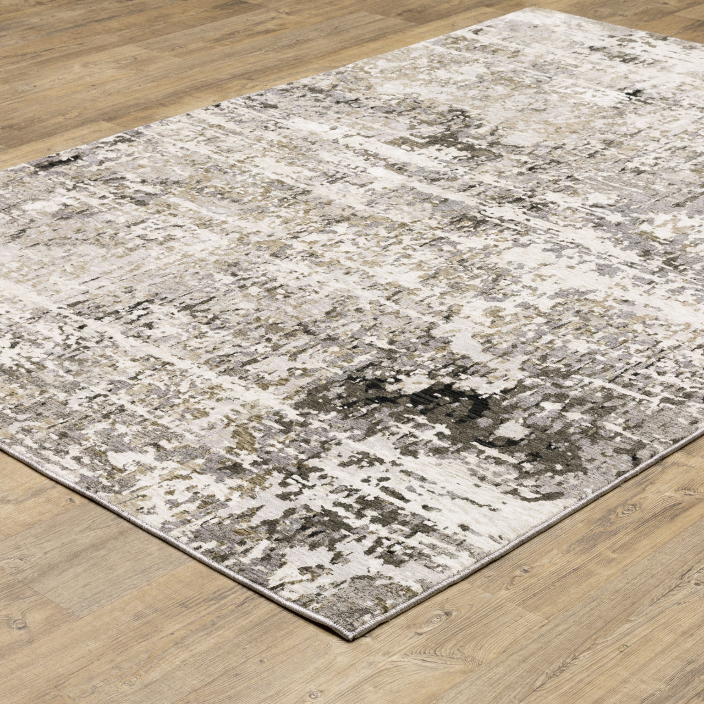 Oriental Weavers Nebulous 091L9 Multicolor Rectangle Indoor Area Rug - Low Pile Modern Rug with Abstract Design-