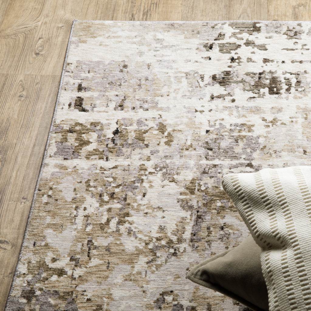Oriental Weavers Nebulous 091L9 Multicolor Rectangle Indoor Area Rug - Low Pile Modern Rug with Abstract Design-