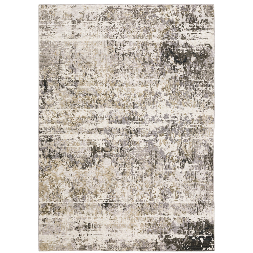 Oriental Weavers Nebulous 091L9 Multicolor Rectangle Indoor Area Rug - Low Pile Modern Rug with Abstract Design-