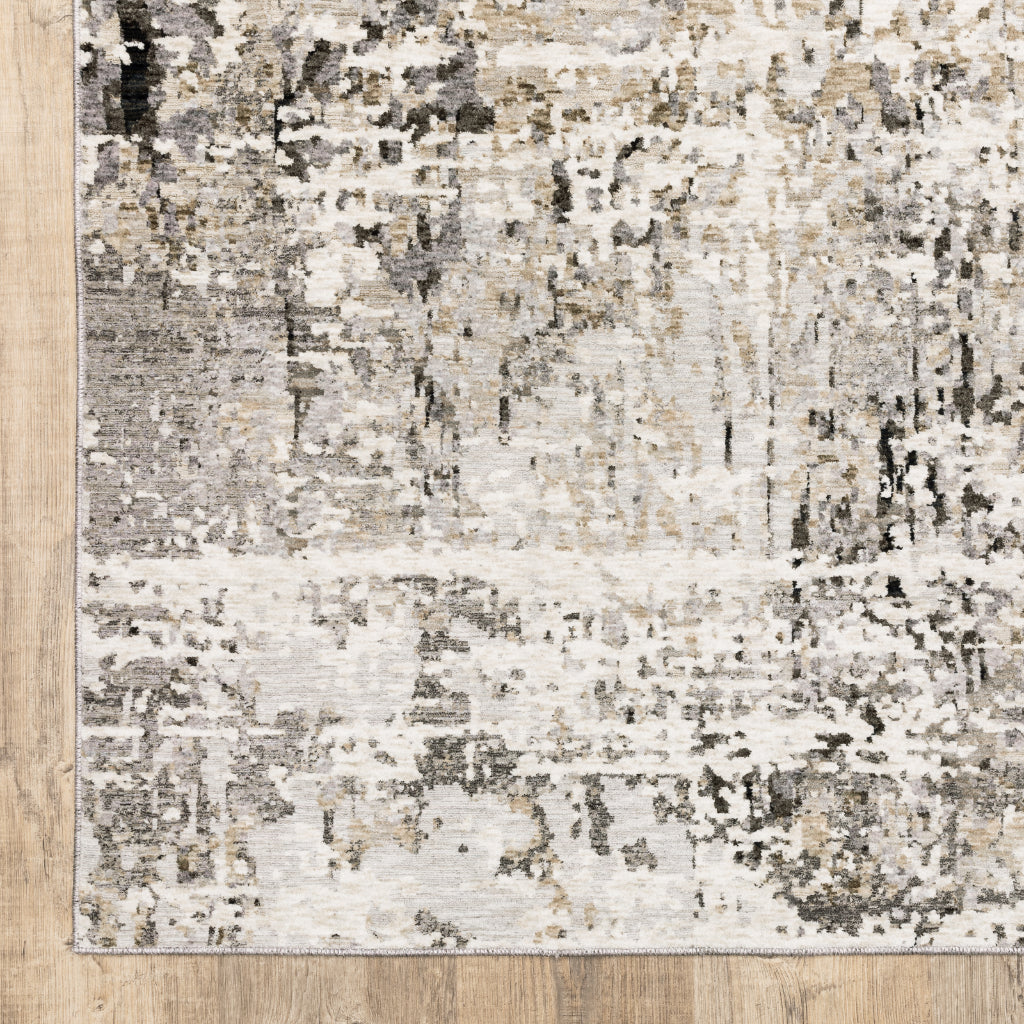 Oriental Weavers Nebulous 091L9 Multicolor Rectangle Indoor Runner - Low Pile Modern Rug with Abstract Design-
