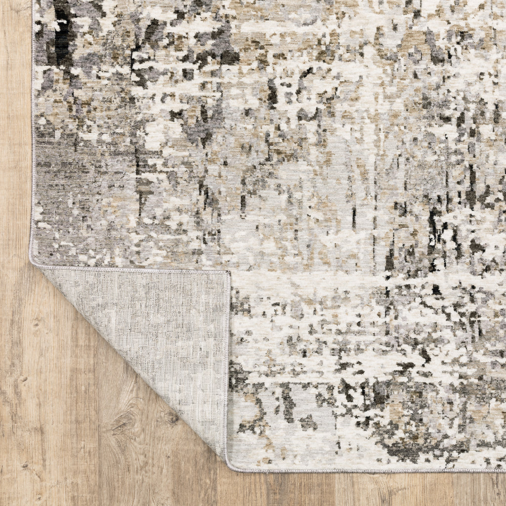 Oriental Weavers Nebulous 091L9 Multicolor Rectangle Indoor Runner - Low Pile Modern Rug with Abstract Design-