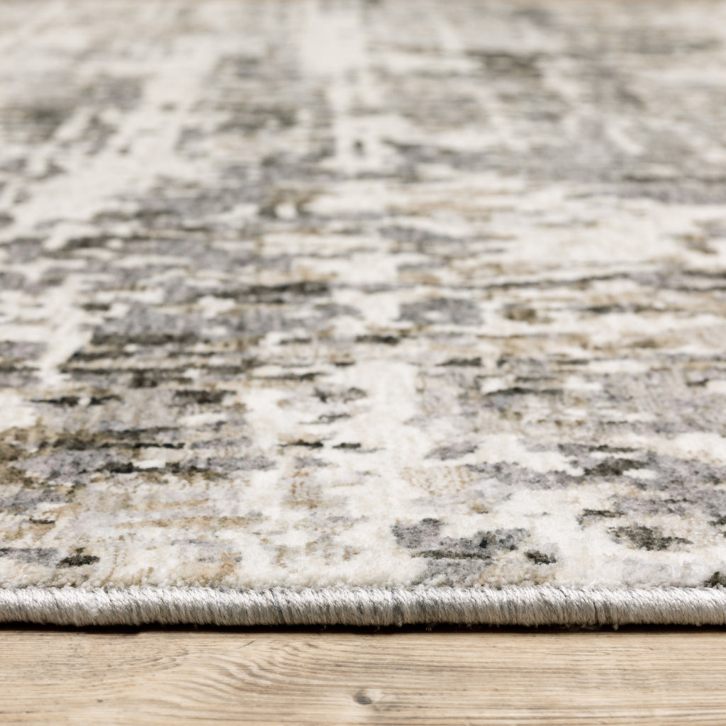 Oriental Weavers Nebulous 091L9 Multicolor Rectangle Indoor Runner - Low Pile Modern Rug with Abstract Design-