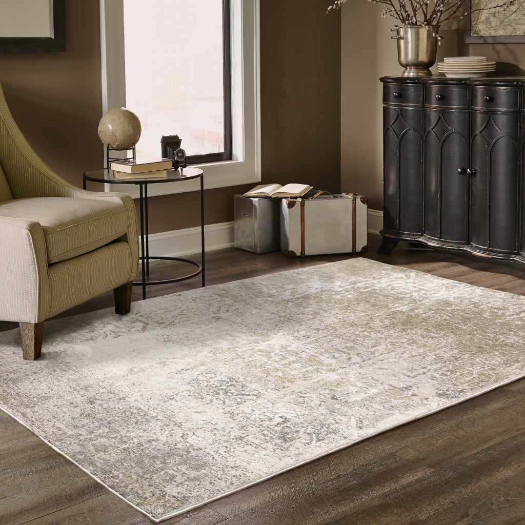 Oriental Weavers Nebulous 1330E Multicolor Rectangle Indoor Area Rug - Low Pile Modern Rug with Abstract Design-