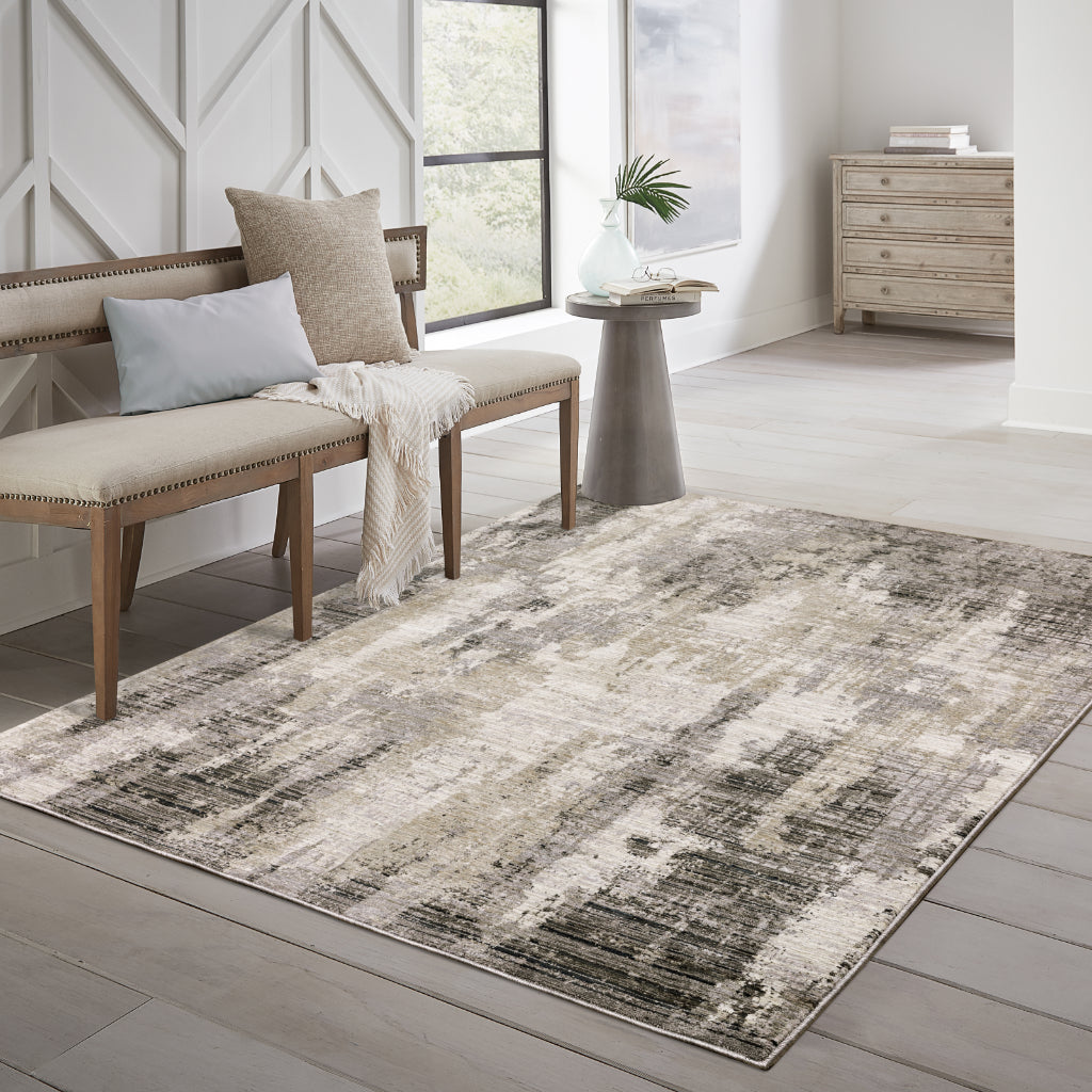 Oriental Weavers Nebulous 4151N Multicolor Rectangle Indoor Area Rug - Low Pile Modern Rug with Abstract Design-