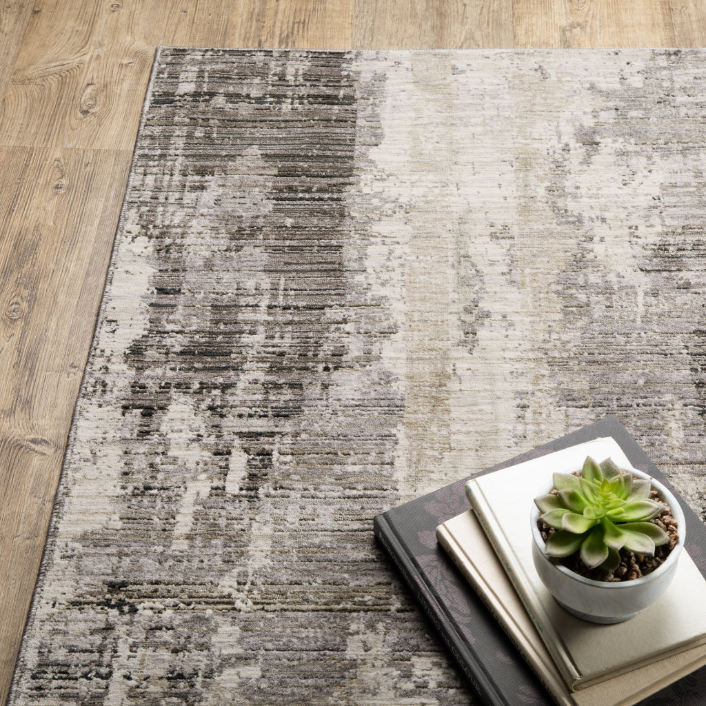 Oriental Weavers Nebulous 4151N Multicolor Rectangle Indoor Runner - Low Pile Modern Rug with Abstract Design-