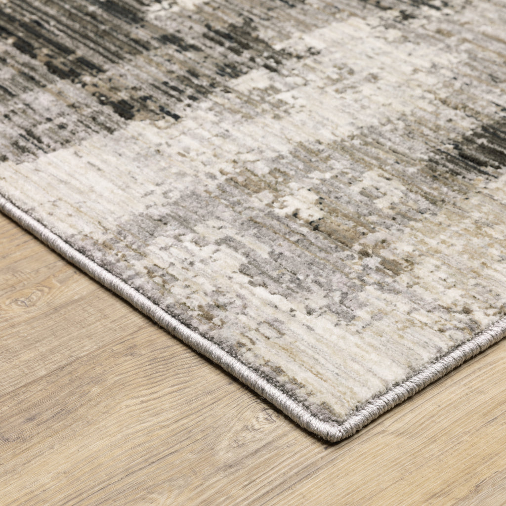 Oriental Weavers Nebulous 4151N Multicolor Rectangle Indoor Runner - Low Pile Modern Rug with Abstract Design-