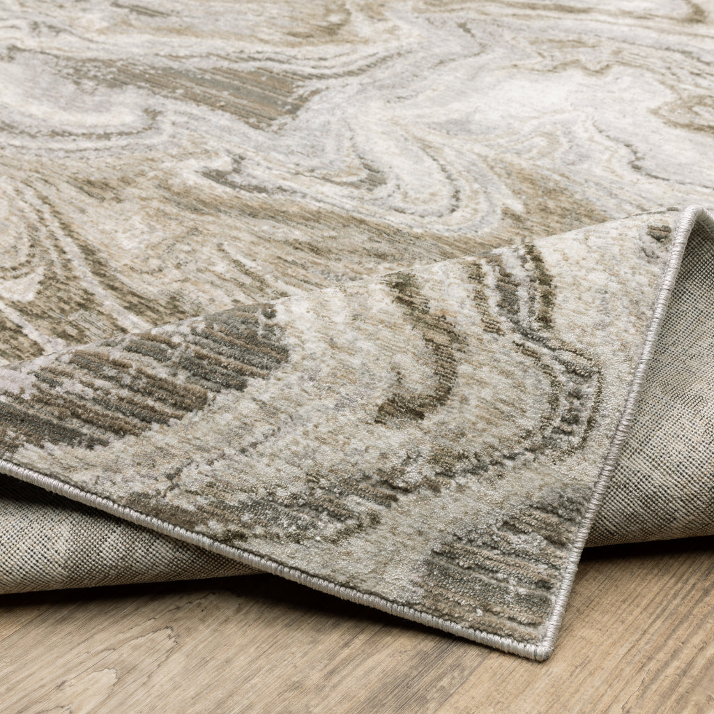 Oriental Weavers Nebulous 530E9 Multicolor Rectangle Indoor Runner - Low Pile Modern Rug with Abstract Design-