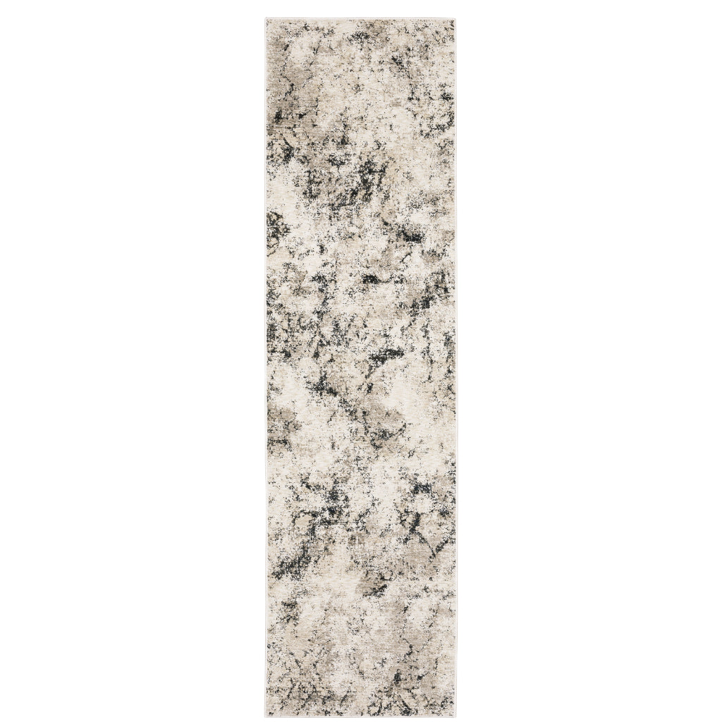 Oriental Weavers Nebulous 561E9 Multicolor Rectangle Indoor Runner - Low Pile Modern Rug with Abstract Design-