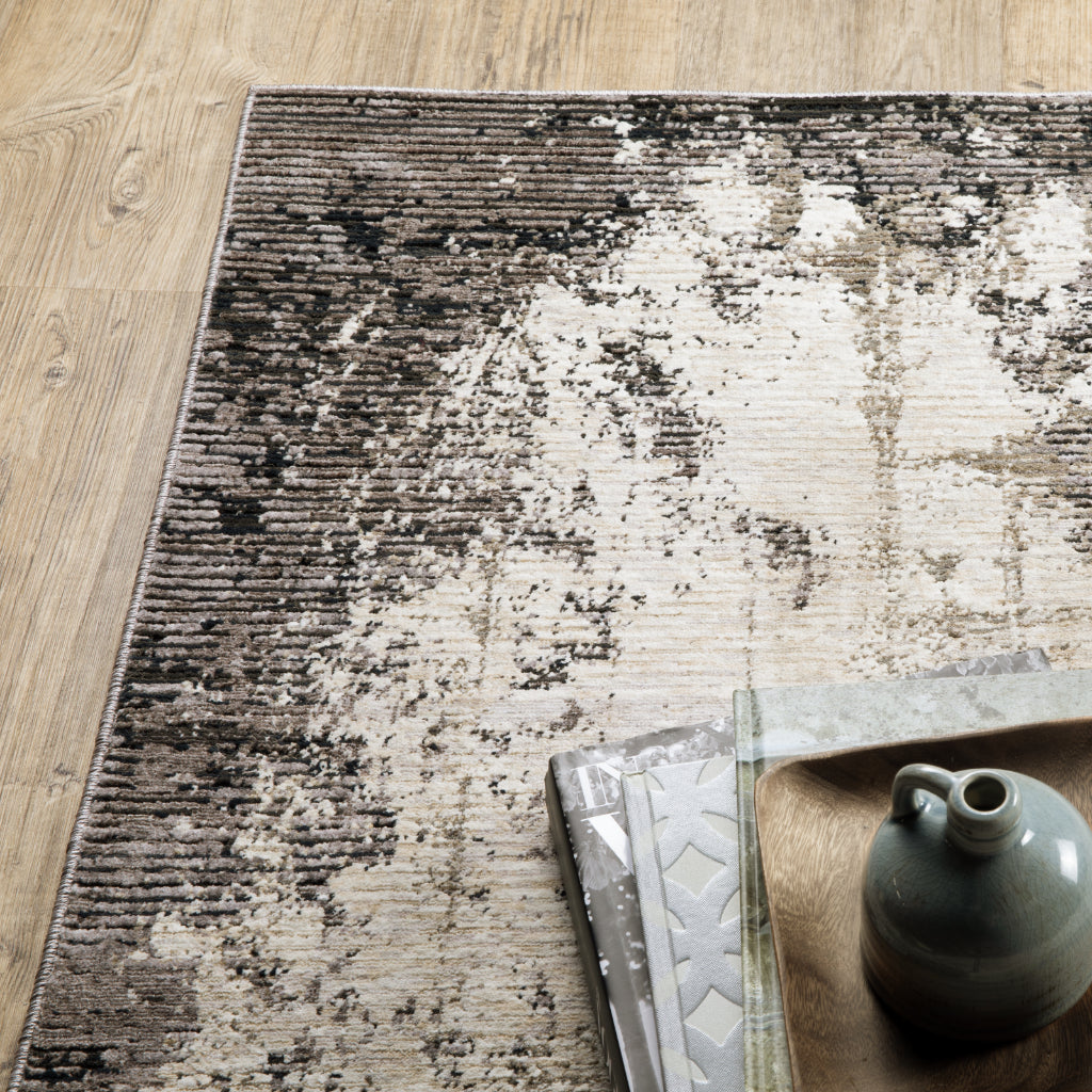 Oriental Weavers Nebulous 7151E Multicolor Rectangle Indoor Area Rug - Low Pile Modern Rug with Abstract Design-