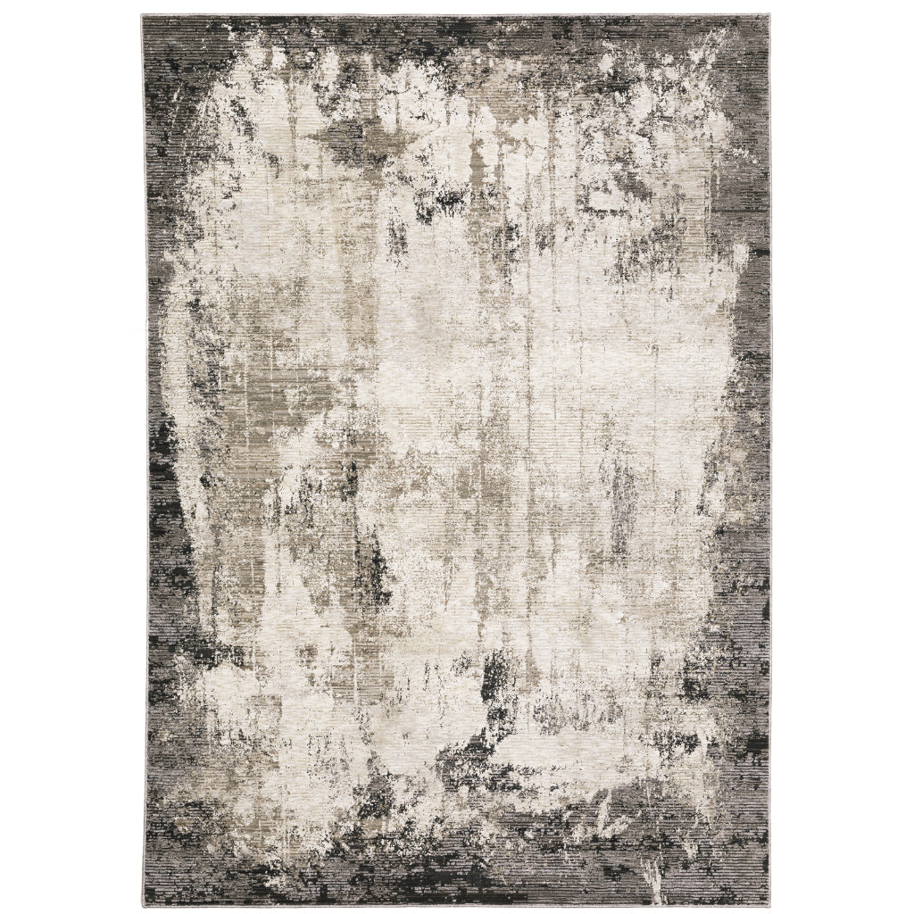 Oriental Weavers Nebulous 7151E Multicolor Rectangle Indoor Area Rug - Low Pile Modern Rug with Abstract Design-
