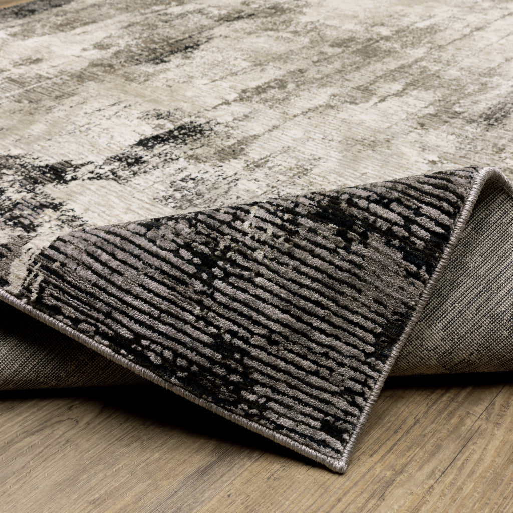 Oriental Weavers Nebulous 7151E Multicolor Rectangle Indoor Runner - Low Pile Modern Rug with Abstract Design-