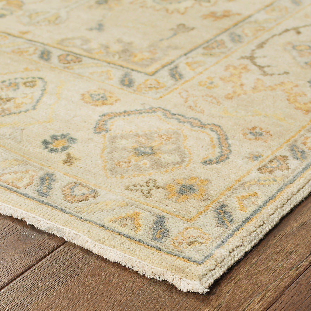 Oriental Weavers Palace 10301 Multicolor Rectangle Indoor Area Rug - Luxurious Hand Knotted Rug Made of 100% Wool with Oriental Design-