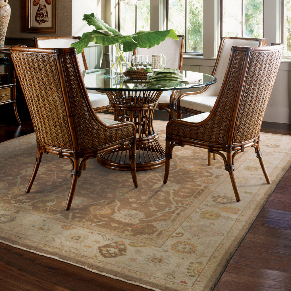 Oriental Weavers Palace 10302 Multicolor Rectangle Indoor Area Rug - Luxurious Hand Knotted Rug Made of 100% Wool with Oriental Design-