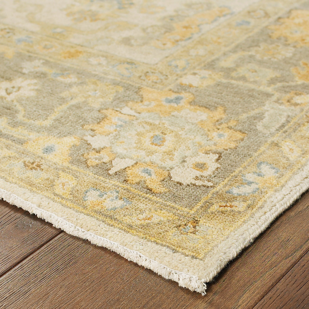 Oriental Weavers Palace 10307 Multicolor Rectangle Indoor Runner - Luxurious Hand Knotted Rug Made of 100% Wool with Oriental Design-