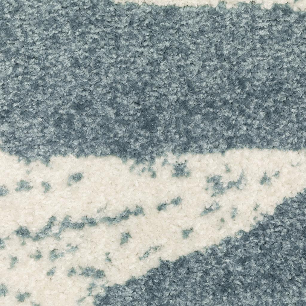 Oriental Weavers Quinn QUI02 Blue Rectangle Indoor Runner Coastal Pattern-